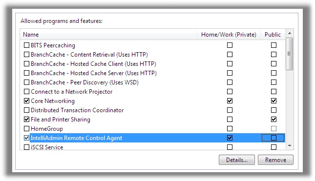 Windows 7 Firewall